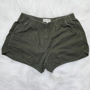 ​Madewell Olive Green Pull-On Relaxed Shorts - Size Small